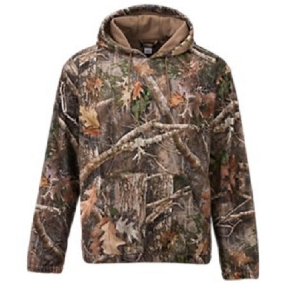 Ridge Hunter Camouflage Men's‎ windproof fleece lined Hoodie Sz-L. C17